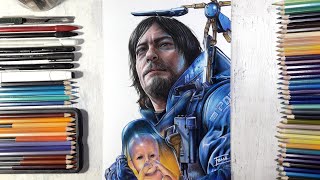 Drawing Death Stranding: Sam Porter Bridges (Norman Reedus) | Fame Art