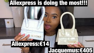 JACQUEMUS LE CHIQUITO VS ALIEXPRESS DESIGNER HANDBAG ONE| real vs fake