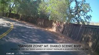 DANGER ZONE MT  DIABLO SCENIC BLVD