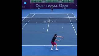 Dominic Thiem ForeHand in Slow Motion Practice #DominicThiem #TennisPlayer