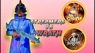 1V3 TWO STREAMERS IN SAME MATCH ?@WRATH_PLAYS  #bgmi #pubgmobile #gaming