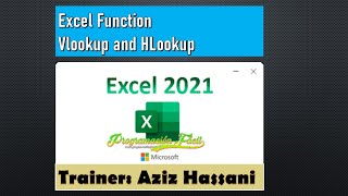 Excel 2021 Tutorial Vlookup and Hlookup