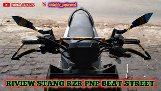 RIVIEW ! STANG RZR PNP HONDA BEAT STREET #honda #beat #rzr