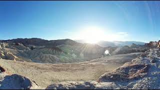 360 Degree Video - Death Valley Viewing platform sunset