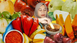 NGERUJAK KOMPLIT  PAKE 2 MACAM SAMBEL ( ULEK & BANGKOK) PEDES NYA BRUTAL DI MULUT......‼️🥵🌶️🔥