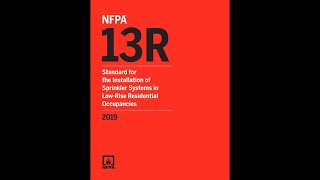 13R®NFPAStandard for the Installation of Sprinkler Systems in Low Rise Residential Occupancies