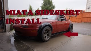 Miata Build: Bacon Strip Sideskirts .. The Final Touch