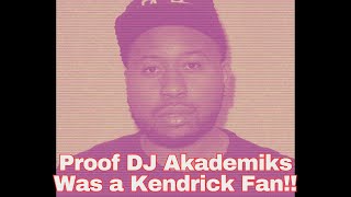 DJ Akademiks Praises Kendrick Lamar & Says Drake is Scared of Kenny! @DJAkademiksTV2 #kendricklamar