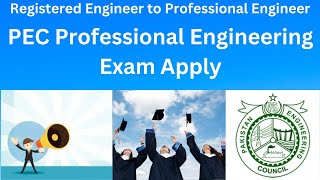 PEC Professional exam  Apply