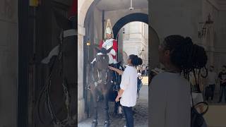 Royal Guard fell in Love❤️ #youtubeshorts #horseguardsparade