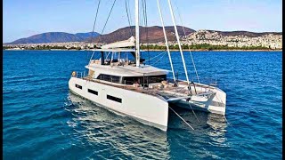 Walkthrough aboard Catamaran WHITE CAPS in the Greece Boat Show 2024