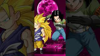 GT goku vs Android 17 #dbs #anime