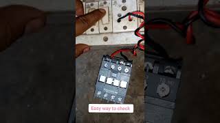 contactor testing short Vedio