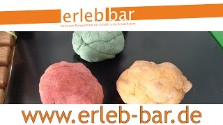 Aus der Bastelwerkstatt – Rezept und Anwenderhinweise für selbst gemachte Knete