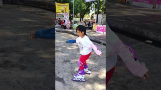 Semangat khayla jatuh bangun latihan sepatu roda #sepaturoda#inlineskate#shorts#viralvideo