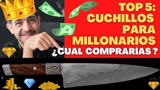 Los Top 5 Cuchillos más caros del mundo para chefs🔪🔥💎💰