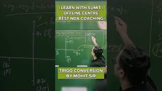 Trigonometry by tricks | Best NDA Coaching In Delhi | Learn With Sumit Offline Centre #nda #shorts