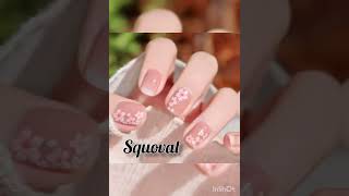 different nail shapes #nailart #nailshort #ytshorts