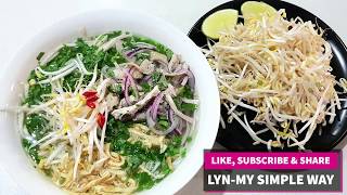 Cooking Recipe Vietnamese Northern Style Vermicelli Chicken Soup - Bun Thang