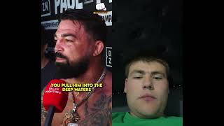 Mike Perry trash talks on Jake Paul #jakepaul #mikeperry #youtube #shorts #boxing #trending