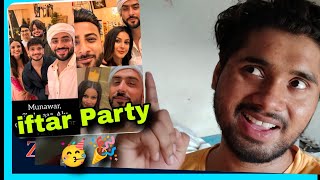 Jail Ke aane ke bad iftar Party 🥳🎉 | Munawar Faruqui iftar Party with Shahnaz gill