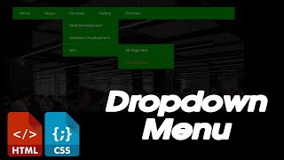 Create a Multilevel Dropdown Menu with Animations with Html & Css