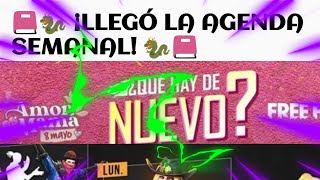 LLEGO LA AGENDA SEMANAL! A FREE FIRE MAYO 2021