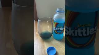 Tropical Skittles Drink Taste Test #short #skittles #rating #review #youtybeshorts #tastetest