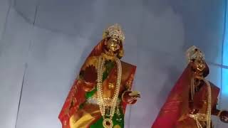 Mahalaxmi aarti and mahalaxmi decorations