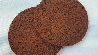 Basic Chocolate Sponge Cake || 1 pound cake recipe || Best sponge cake for birthday cake||