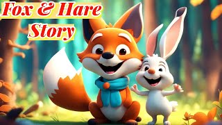 The cunning fox and the hare story for kids | Story time | Bedtime stories | ABC |Fairy tales