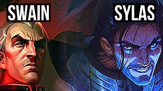 SWAIN VS SYLAS MID GAMEPLAY