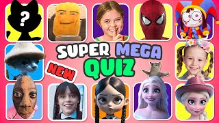 Super Mega Quiz 2 | Who Is DANCING & Who is SINGING? | Salish Matter, Diana, Wednesday, King Ferran