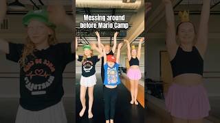 Mario Camp this week. Messing around before camp. #dance #dancelife