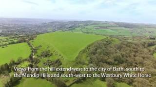 Little Solsbury Hill from the air