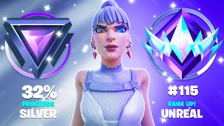 Silver to Unreal Speedrun (Fortnite Ranked)