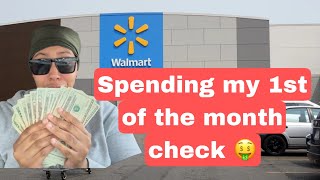 I spent my 1st of the month check at Walmart