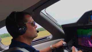 Phenom 300 takeoff, 17,800 lbs, 5000 lbs JetA