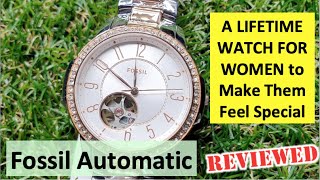 Fossil Women Mechanical Watch ME3058 Reviewed