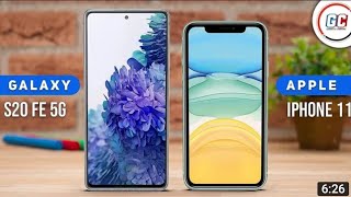 Samsung Galaxy S20 FE 5G vs iphone 11 | Full comparison| wich one is best?