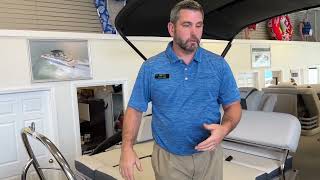 Harris Pontoon Tri-Toon Boat Model 230 Grand Mariner at MaineMax on Lake Hopatcong, NJ