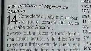 2 Samuel 14-15 (Joab procura el regreso de Absalón) y Romanos 16 (Saludos personales) RVR1960