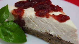 Cheesecake sin horno - No oven, very easy cheesecake - receta muy facil