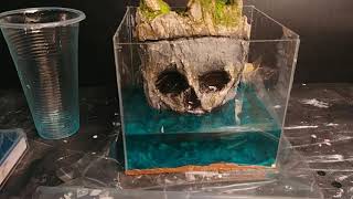 DIY skull island  | Resin art DIY | Amazing artist