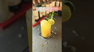 Fruit Mojito | Summer Mojito | Mango passionfruit mojito #cocktailrecipe #bartender #shorts #mojito