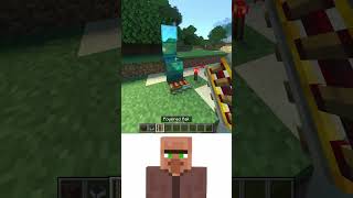 (New Rail Hack) Minecraft Villager Oi Oi Oi meme #shorts #minecraft