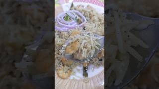 Jhinga Pulao Prawns white Pulao #viralvideo #shortvideo #recipe #cooking #prawns #rice #asmr