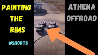 Painting ATV rims