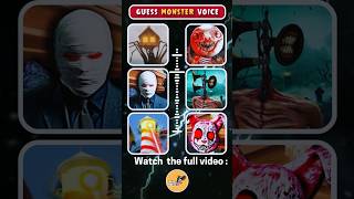 Guess the MONSTER'S VOICE - Light House, Mr Hopps, Siren Head | Coffin Dance Song