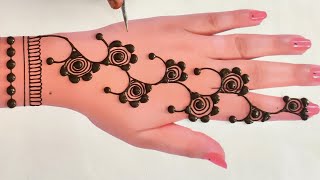 Diwali special Top 3 mehndi designs | back hand simple design and easy mehndi designs